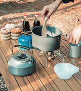 Set de utensilios de cocina de 13 piezas para senderismo y camping — imagen 2 de 4