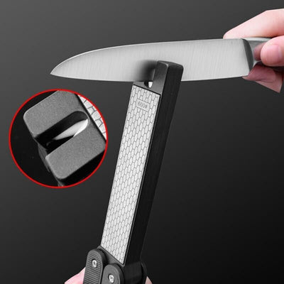 Afiladora plegable de doble cara para mantener el filo de cuchillos