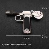 Encendedor de antorcha recargable con diseño decorativo de pistola — imagen 3 de 3