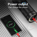 Linterna LED con luz COB trasera y función power bank para emergencias — imagen 6 de 6
