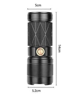 Linterna LED con luz COB trasera y función power bank para emergencias — imagen 2 de 6