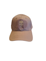 Gorra táctica lisa con bordado de calavera en color verde militar — imagen 2 de 10