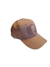 Gorra táctica lisa con bordado de calavera en color verde militar — imagen 3 de 10