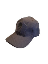 Gorra táctica lisa con bordado de calavera en color verde militar — imagen 4 de 10