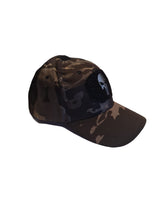 Gorra táctica lisa con bordado de calavera en color verde militar — imagen 7 de 10