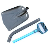 Pala plegable portátil con mango de aluminio extensible para exteriores — imagen 3 de 4
