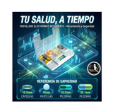 Pastillero Electrónico 4 Espacios Con Alarmas Recordatorio