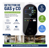 Detector De Gas Y Humo 4 En 1 Enchufable Para El Hogar