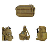 Bolsa mini multifunción con sistema MOLLE en negro, caqui y verde — imagen 5 de 7