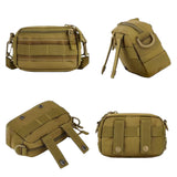 Bolsa mini multifunción con sistema MOLLE en negro, caqui y verde — imagen 7 de 7