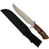 Cuchillo de hoja lisa fija con funda protectora — imagen 1 de 2