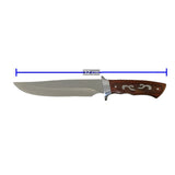 Cuchillo de hoja lisa fija con funda protectora — imagen 2 de 2