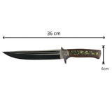 Cuchillo color plateado para actividades de pesca y caza — imagen 2 de 3