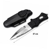 Cuchillo bushcraft de 17 cm con funda rígida de liberación rápida — imagen 2 de 4