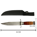 Cuchillo de hoja fija robusta con funda para colección y campo — imagen 2 de 2