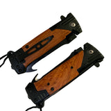 Cuchillo plegable corta soga con pedernal para camping — imagen 2 de 3