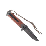 Navaja táctica plegable con cordón paracord y clip — imagen 4 de 4
