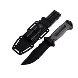 Cuchillo de camping con funda que integra brújula y pedernal — imagen 1 de 3