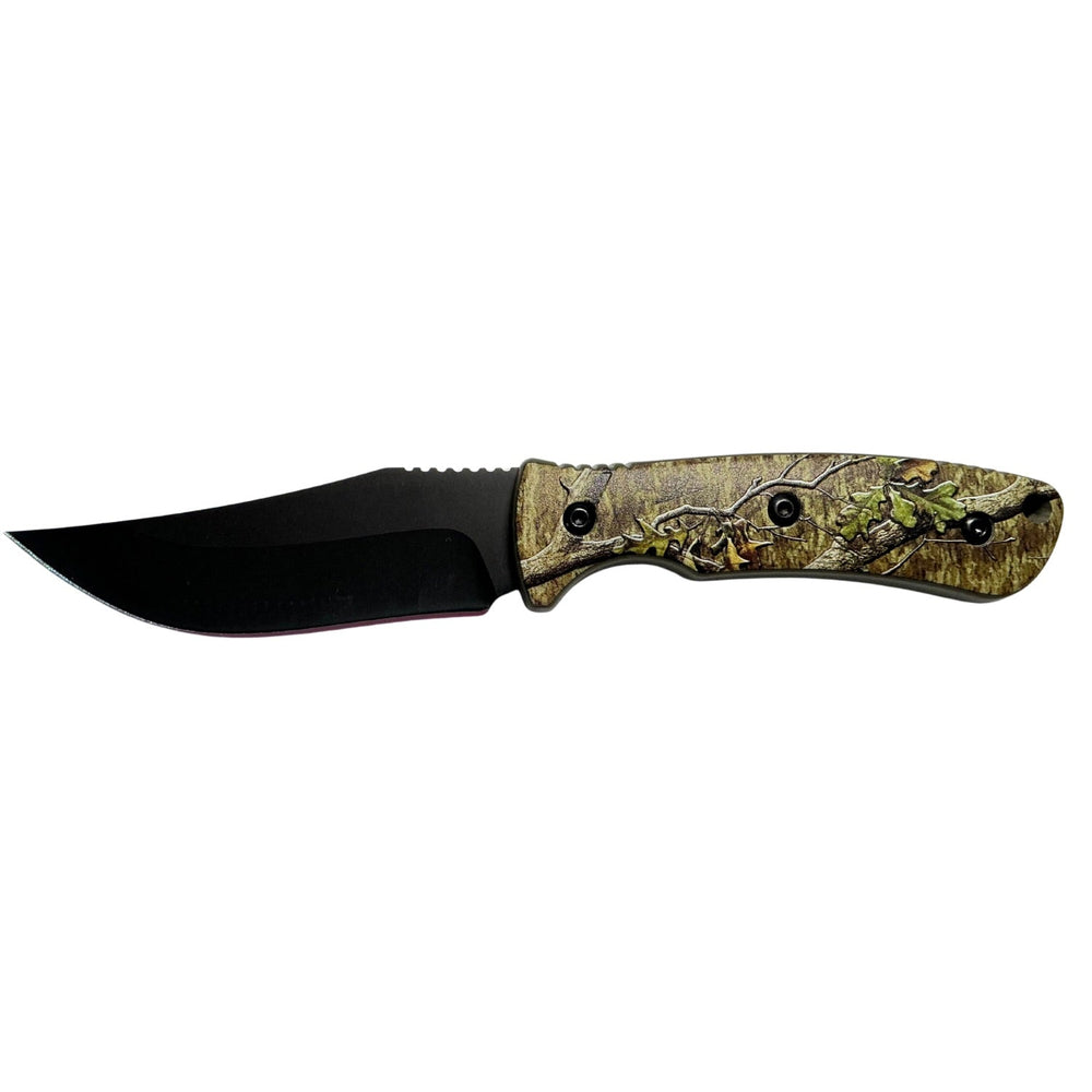Cuchillo de supervivencia con funda protectora y sujetador de pantalón