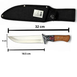 Cuchillo multiuso de 32 cm en acero inoxidable con funda para cinturón — imagen 2 de 3