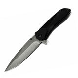 Navaja plegable táctica de 22.5 cm en acero inoxidable con clip metálico — imagen 1 de 5