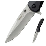 Navaja plegable táctica de 22.5 cm en acero inoxidable con clip metálico — imagen 3 de 5