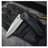 Navaja plegable táctica de 22.5 cm en acero inoxidable con clip metálico — imagen 5 de 5