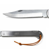 Navaja plegable compacta de 14.5 cm con correa de seguridad y mango ergonómico — imagen 3 de 7