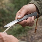 Navaja plegable compacta de 14.5 cm con correa de seguridad y mango ergonómico — imagen 7 de 7