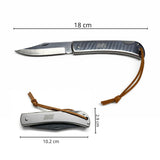 Navaja plegable compacta de 14.5 cm con correa de seguridad y mango ergonómico — imagen 5 de 7