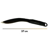 Machete curvo de 37 cm con mango antideslizante para jardinería y campismo — imagen 2 de 4