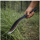 Machete curvo de 37 cm con mango antideslizante para jardinería y campismo — imagen 4 de 4