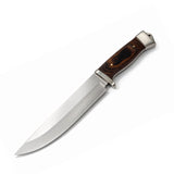 Cuchillo bowie EDC de 33 cm con mango de madera y funda — imagen 1 de 3