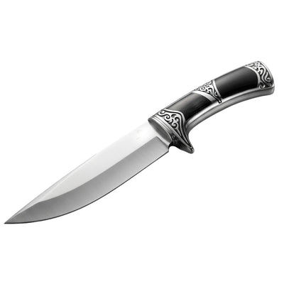 Cuchillo de campo premium con mango ergonómico y funda de nylon