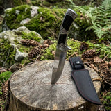 Cuchillo de campo premium con mango ergonómico y funda de nylon — imagen 5 de 6