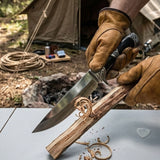 Cuchillo de campo premium con mango ergonómico y funda de nylon — imagen 6 de 6