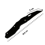 Navaja plegable de 15.5 cm con grabado de águila y hoja drop point — imagen 2 de 3