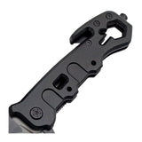 Navaja táctica plegable camuflada de 22 cm con clip — imagen 2 de 5