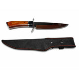 Cuchillo tipo Bowie de campo de 33 cm con guardamanos y funda — imagen 2 de 3