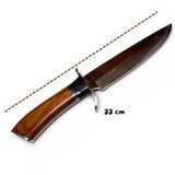 Cuchillo tipo Bowie de campo de 33 cm con guardamanos y funda — imagen 3 de 3