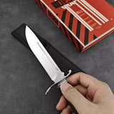 Cuchillo táctico militar compacto con hoja fija y funda — imagen 3 de 6