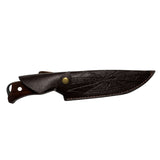 Cuchillo de caza premium con hoja grabada de 15 cm y funda — imagen 4 de 5