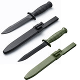 Cuchillo de supervivencia de 30.5 cm con hoja negra y funda con clip — imagen 2 de 4