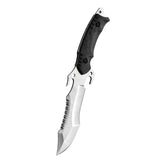 Cuchillo EDC con gancho cortacinturón, sierra dentada y funda incluida — imagen 1 de 4