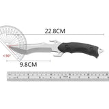Cuchillo EDC con gancho cortacinturón, sierra dentada y funda incluida — imagen 3 de 4