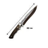 Cuchillo fijo bushcraft con guarda protectora y funda — imagen 3 de 3
