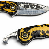 Cuchillo EDC con rompevidrio, cortacinturón y funda protectora — imagen 3 de 5