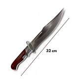 Cuchillo tipo Bowie de 32 cm con mango ergonómico y funda — imagen 2 de 4