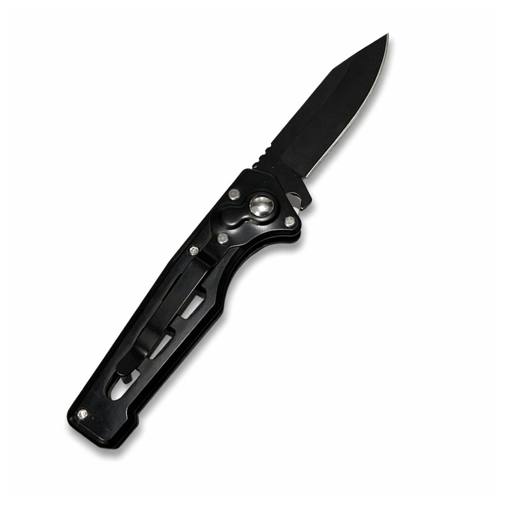Navaja EDC táctica plegable compacta de 15 cm con mango ergonómico