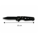 Navaja EDC táctica plegable compacta de 15 cm con mango ergonómico — imagen 3 de 5